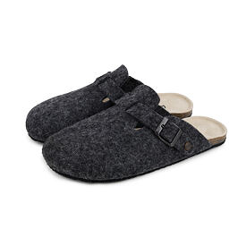 Women's barefoot wool slippers Michaela gray