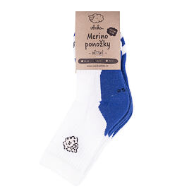 2 pairs Kids’ Merino Socks Blue