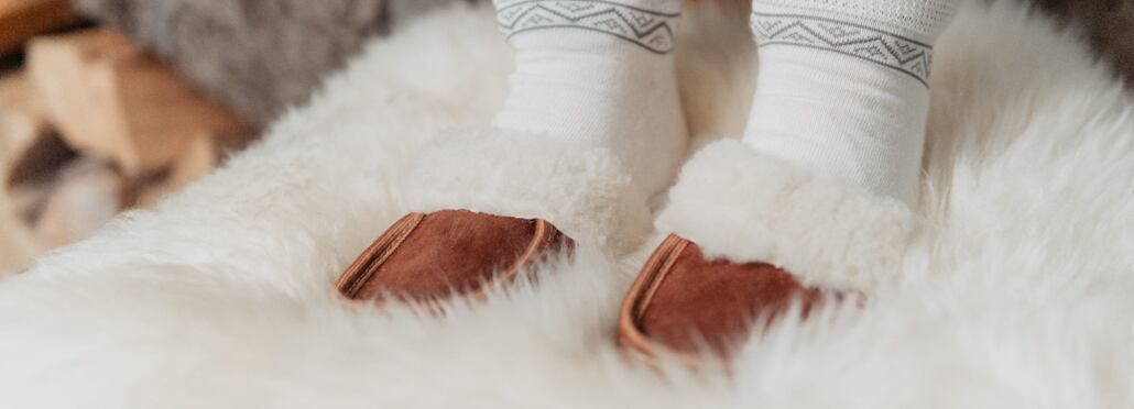Warm slippers for your feet