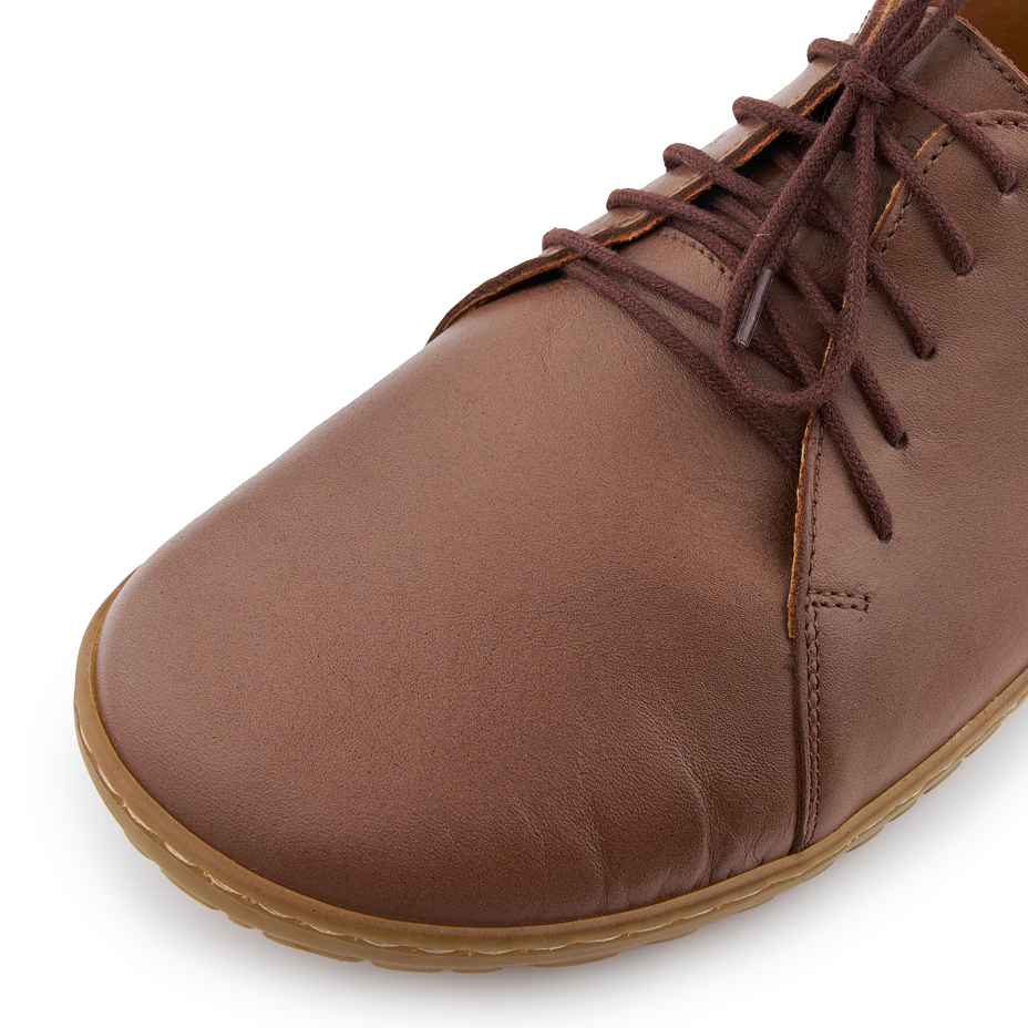 Men’s Oleg Leather Barefoot Shoes Brown