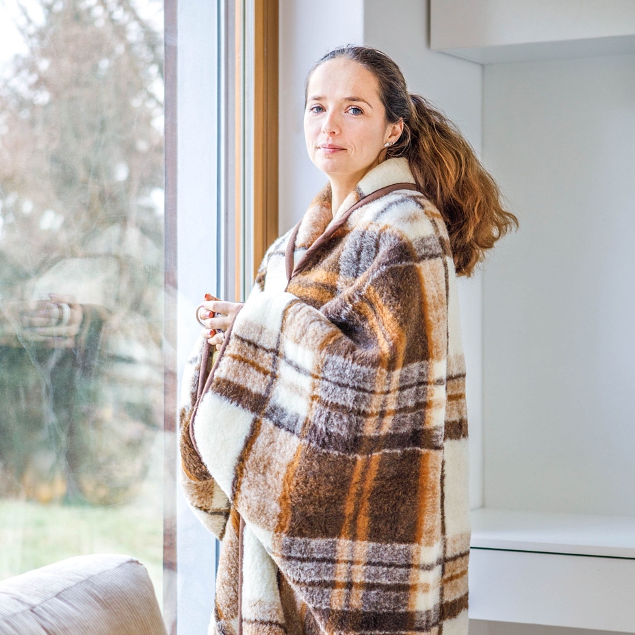 Wool TV Blanket