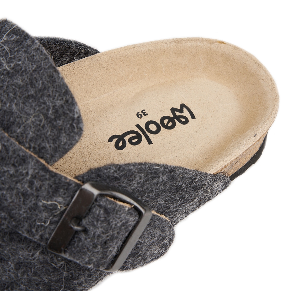 Women's orthopedic cork slippers Michaela gray