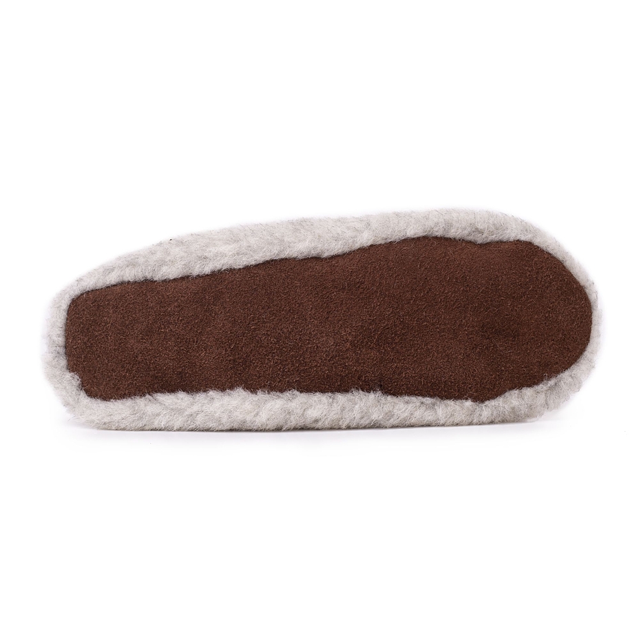 Kids’ Wool Ballerina Pumps Grey