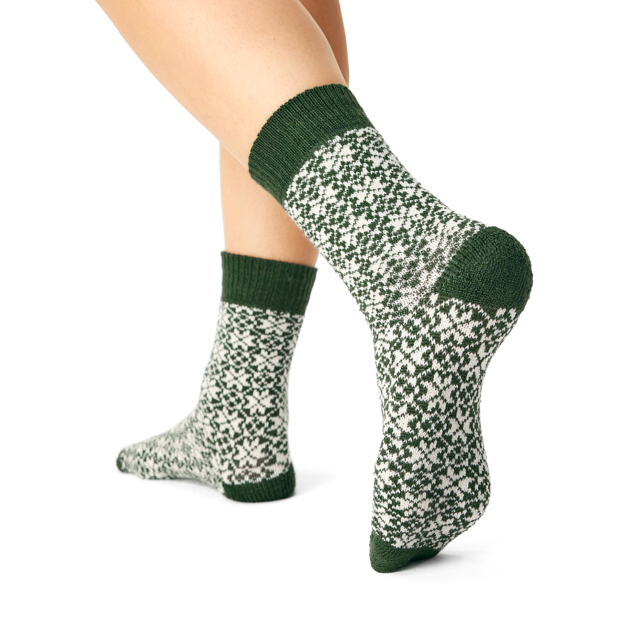 Merino Socks Green