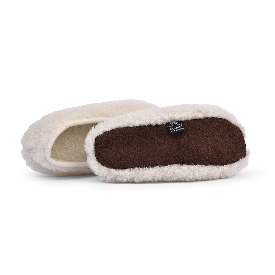 Wool Ballerina Pumps Natural