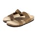 Women's anatomical cork slip-on shoes Lola brown