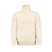 Women's Wool Turtleneck with Pocket Supersoft Merino Natural