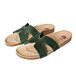Women’s Zora Orthopaedic Cork Sliders Green