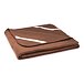 Woollen sheet Merino with camel wool, brown