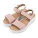 Women's leather sandals Lora, pink