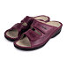 Women's "Eva" Orthopaedic Leather Slip-on Shoes for Bunions -  Red