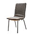 Wool Seat Pad with Back Dark Grey