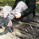 What are the benefits of socks made from natural materials?